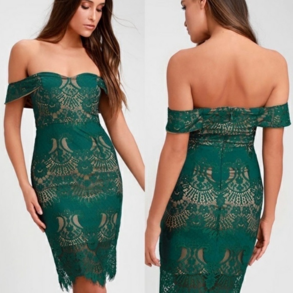 Ryse the Label Green Midi Dress